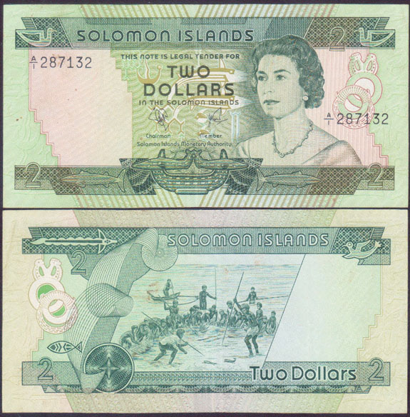 1977 Solomon Islands $2 L000473
